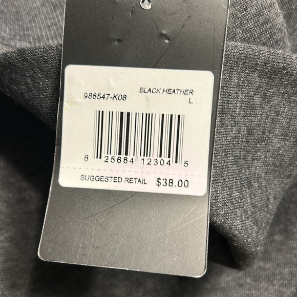 Hurley Gray Crewneck Sweater with Ribbed Cuffs - Picture 5 of 5